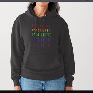 Show your pride and support with this colorful and cozy hoodie